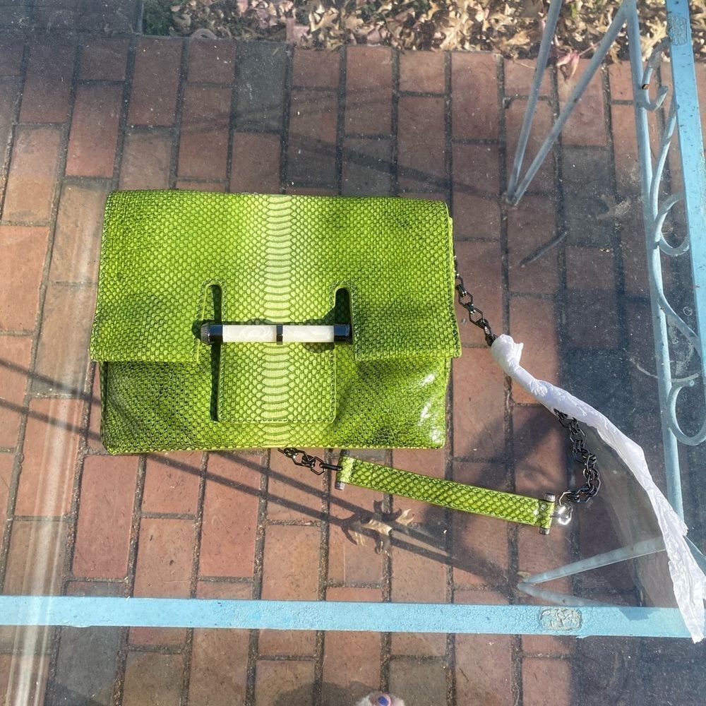 Anthropologie Leifsdottir Python Embossed Leather… - image 6